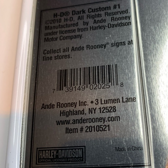 Rare Vintage Harley-Davidson Metal Sign - Iconic Collectible Punisher Classic - Picture 4 of 5